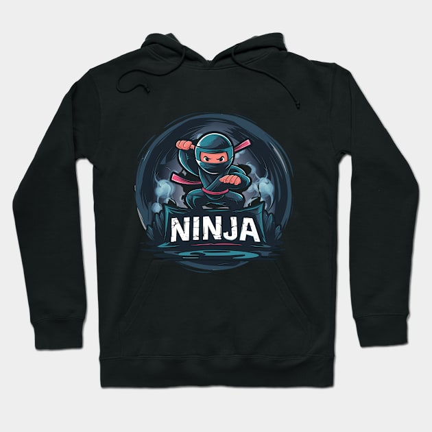 Ninja Design Hoodie by RazorDesign234